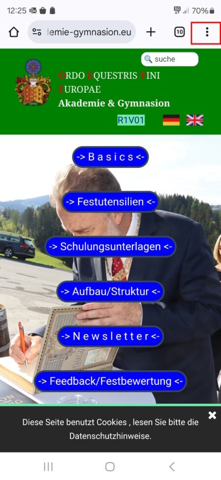 Homebildschirm
