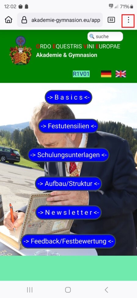 Homebildschirm